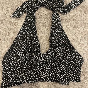 Shein Tie Back Halter Top